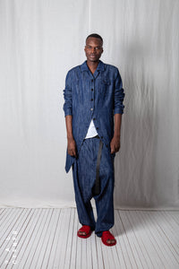 Penguin Coat_Soft Denim