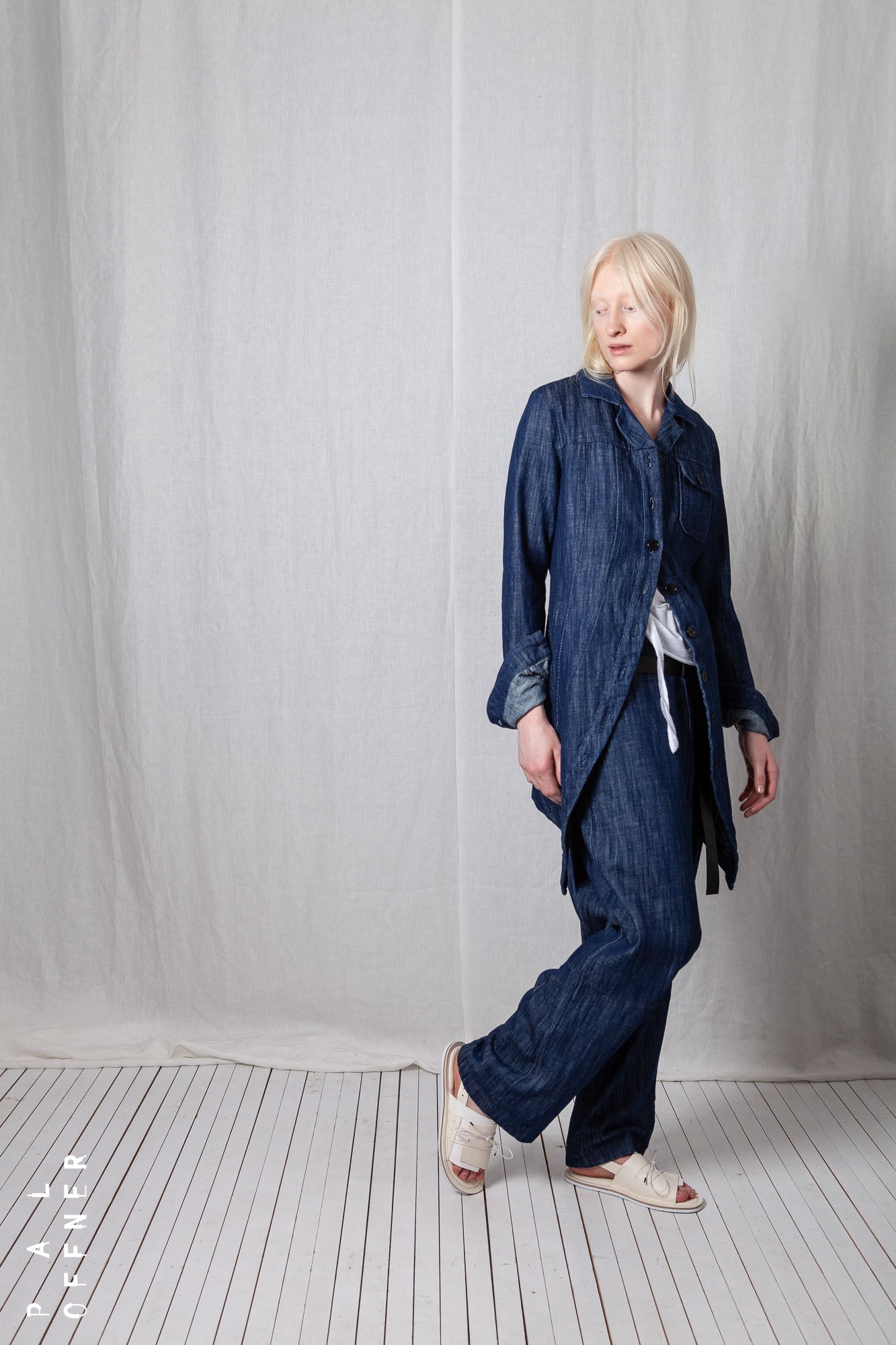 Penguin Coat_Soft Denim