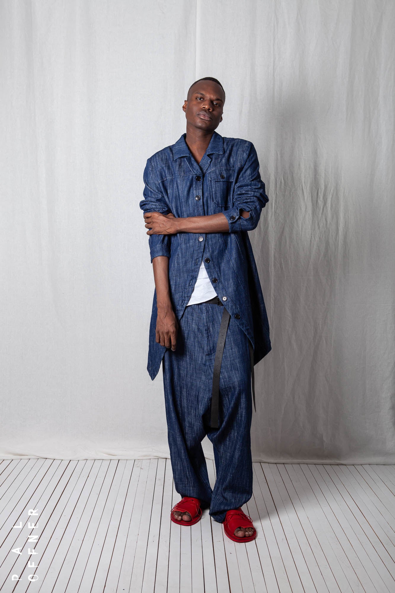 Penguin Coat_Soft Denim