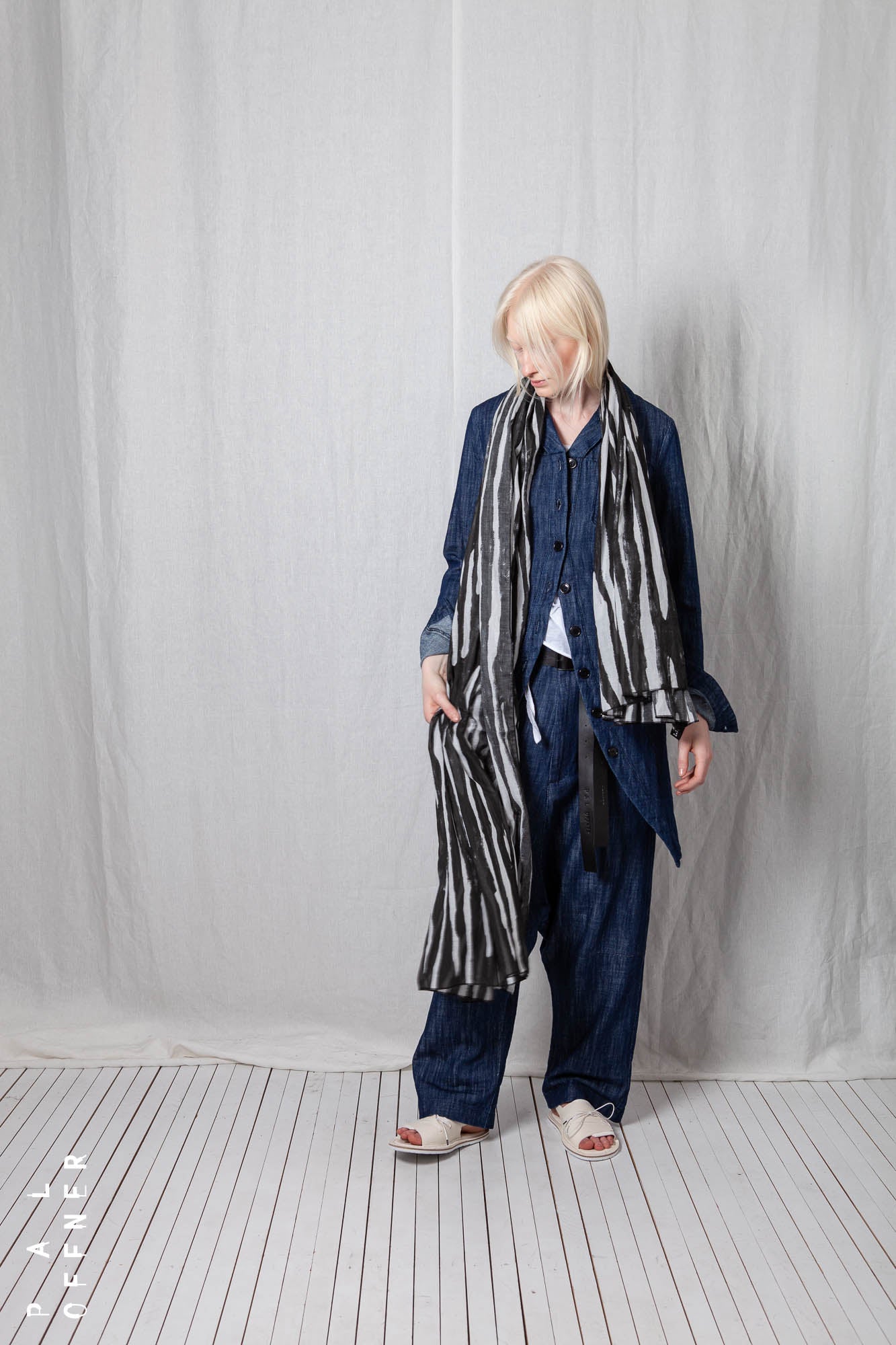 Penguin Coat_Soft Denim