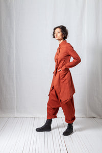 Penguin Coat_Super Denim Stretch