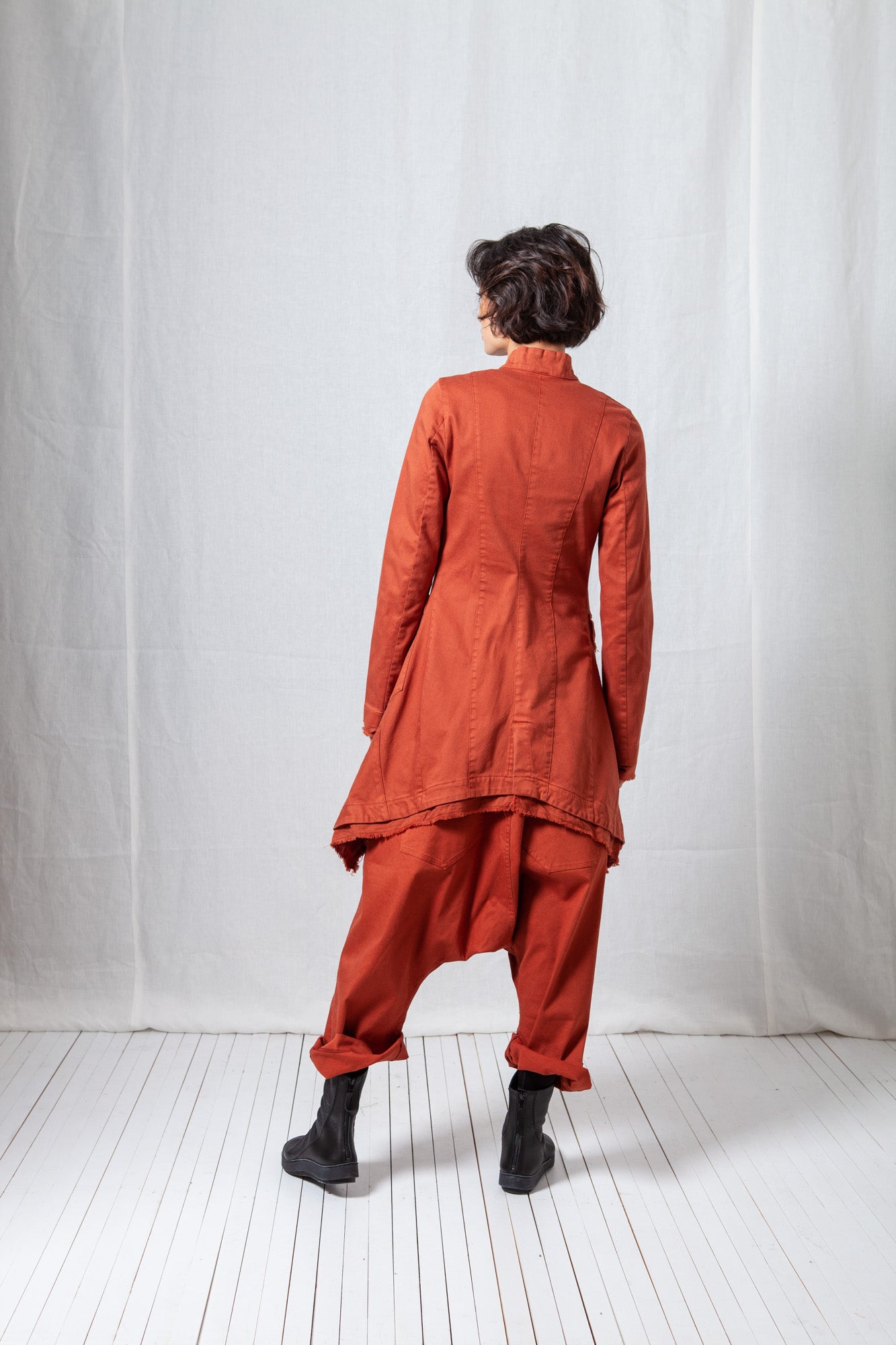 Penguin Coat_Super Denim Stretch