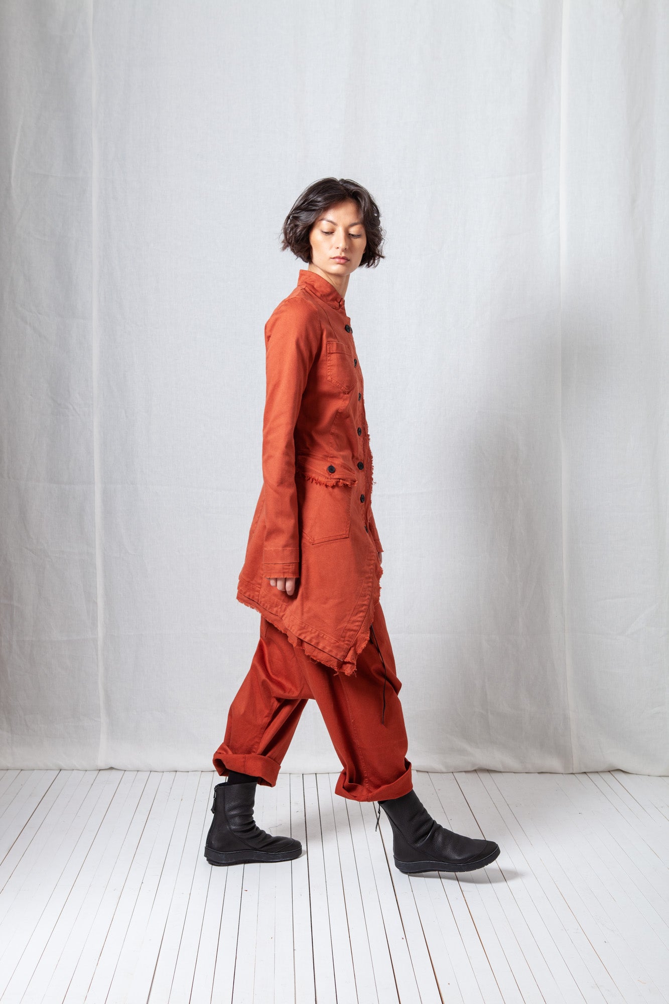 Penguin Coat_Super Denim Stretch