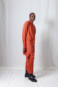Penguin Coat_Super Denim Stretch