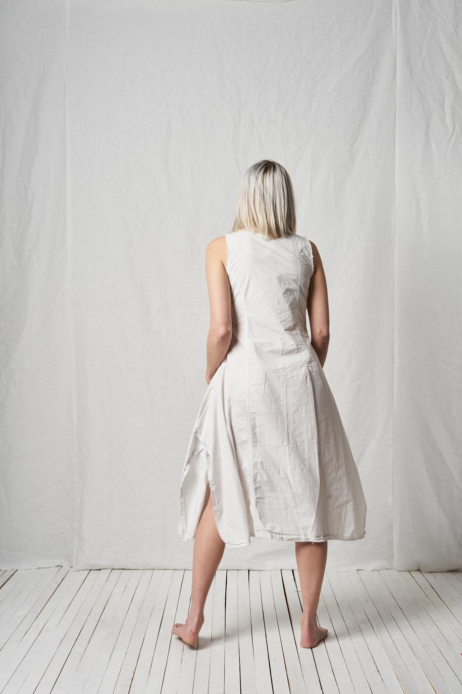 Pocket Vest Dress_Cotton Poplin