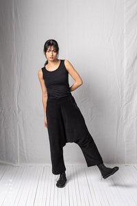 Pull-On Hang Loose Trousers_Soft Chenille Sweat