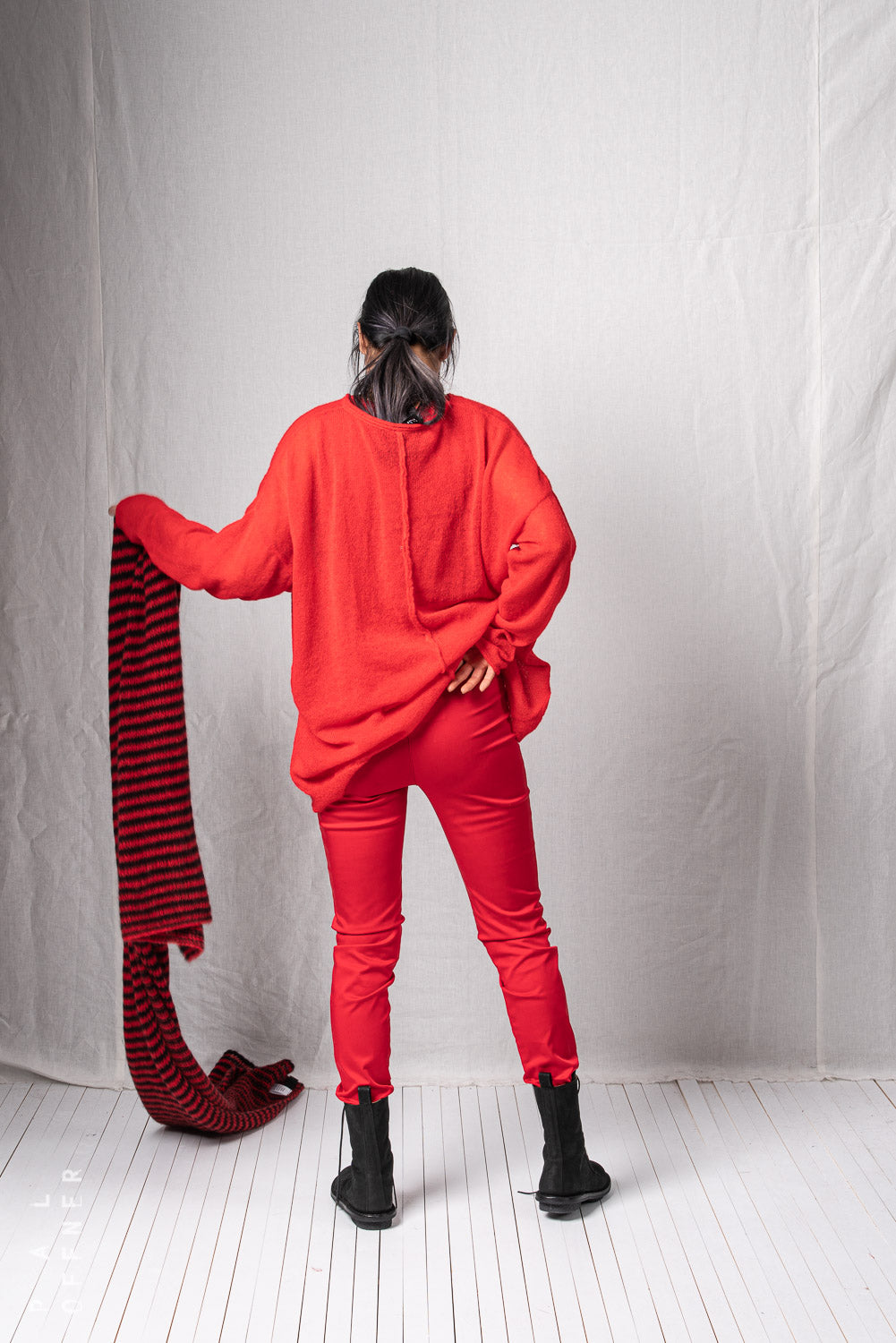 Pull-On Leggings Trousers_Soft Tencel Stretch