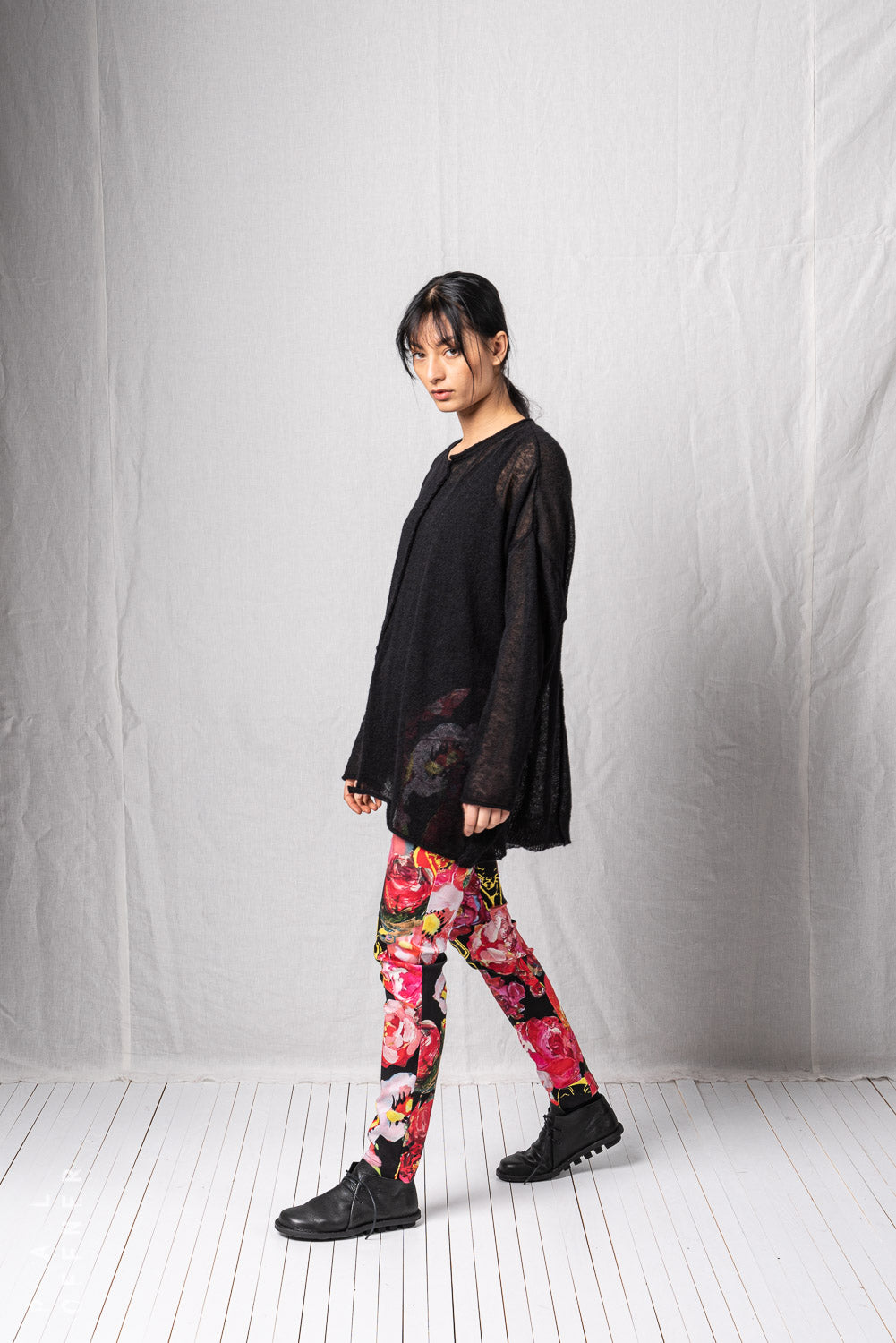 Pull-On Leggings Trousers_Soft Tencel Stretch