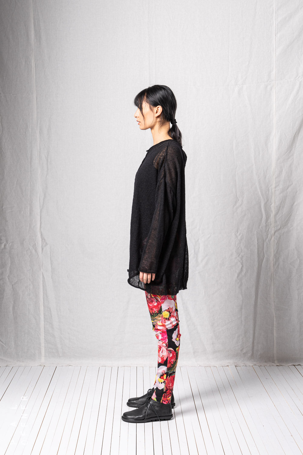 Pull-On Leggings Trousers_Soft Tencel Stretch