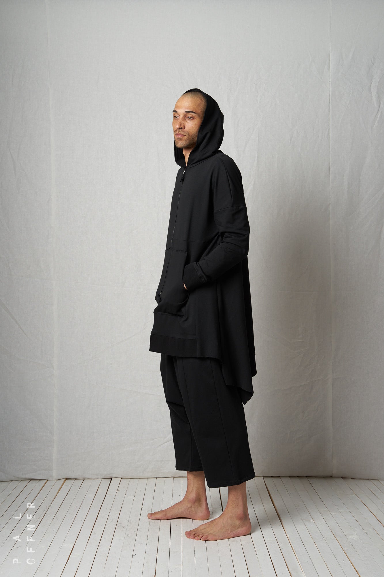 Relaxed Hoodie Coat_Cotton Sweat