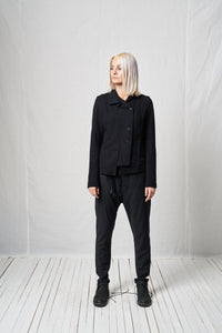 Revers Jacket_Herringbone Viscose