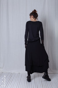 Sealed Skirt_Crêpe Georgette