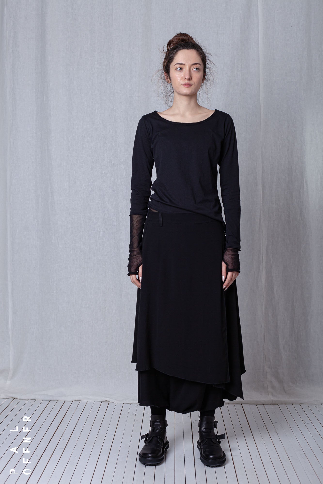 Sealed Skirt_Crêpe Georgette
