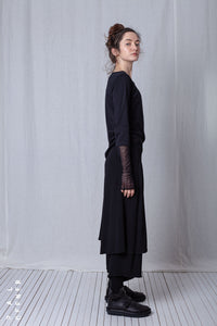 Sealed Skirt_Crêpe Georgette