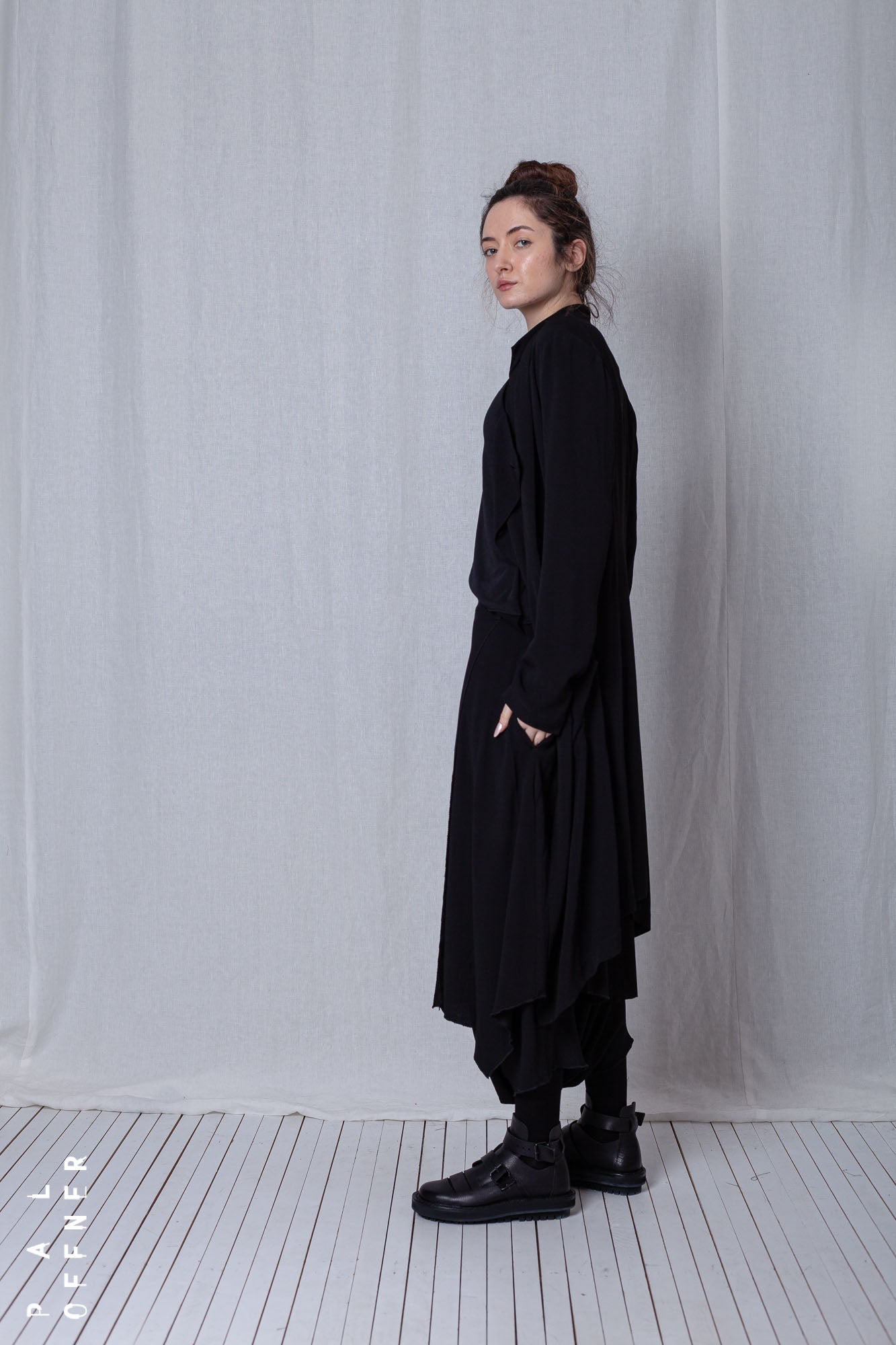 Sealed Skirt_Crêpe Georgette