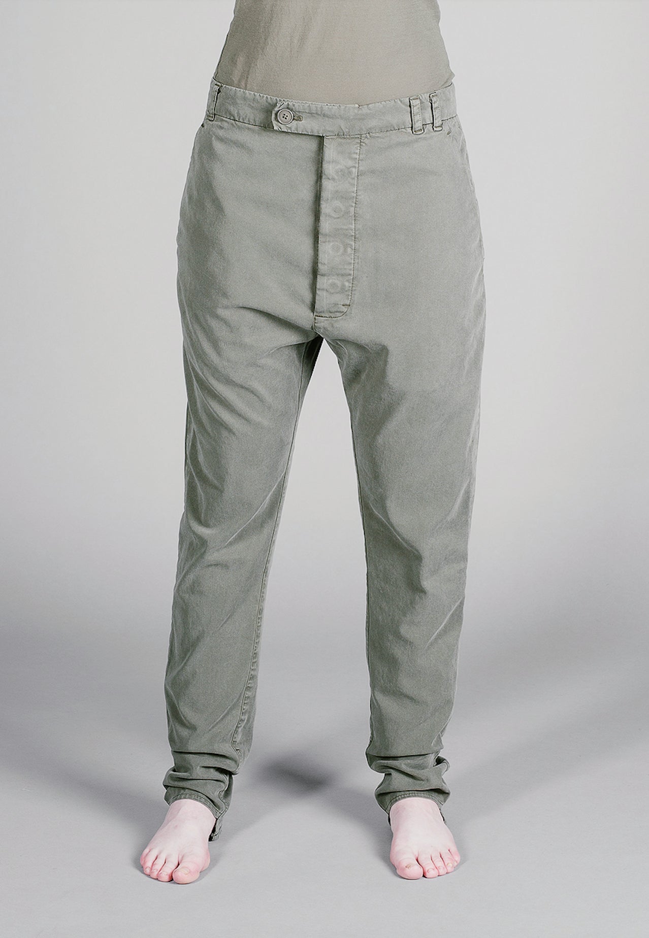 Semi Low Trousers_Twill Stretch