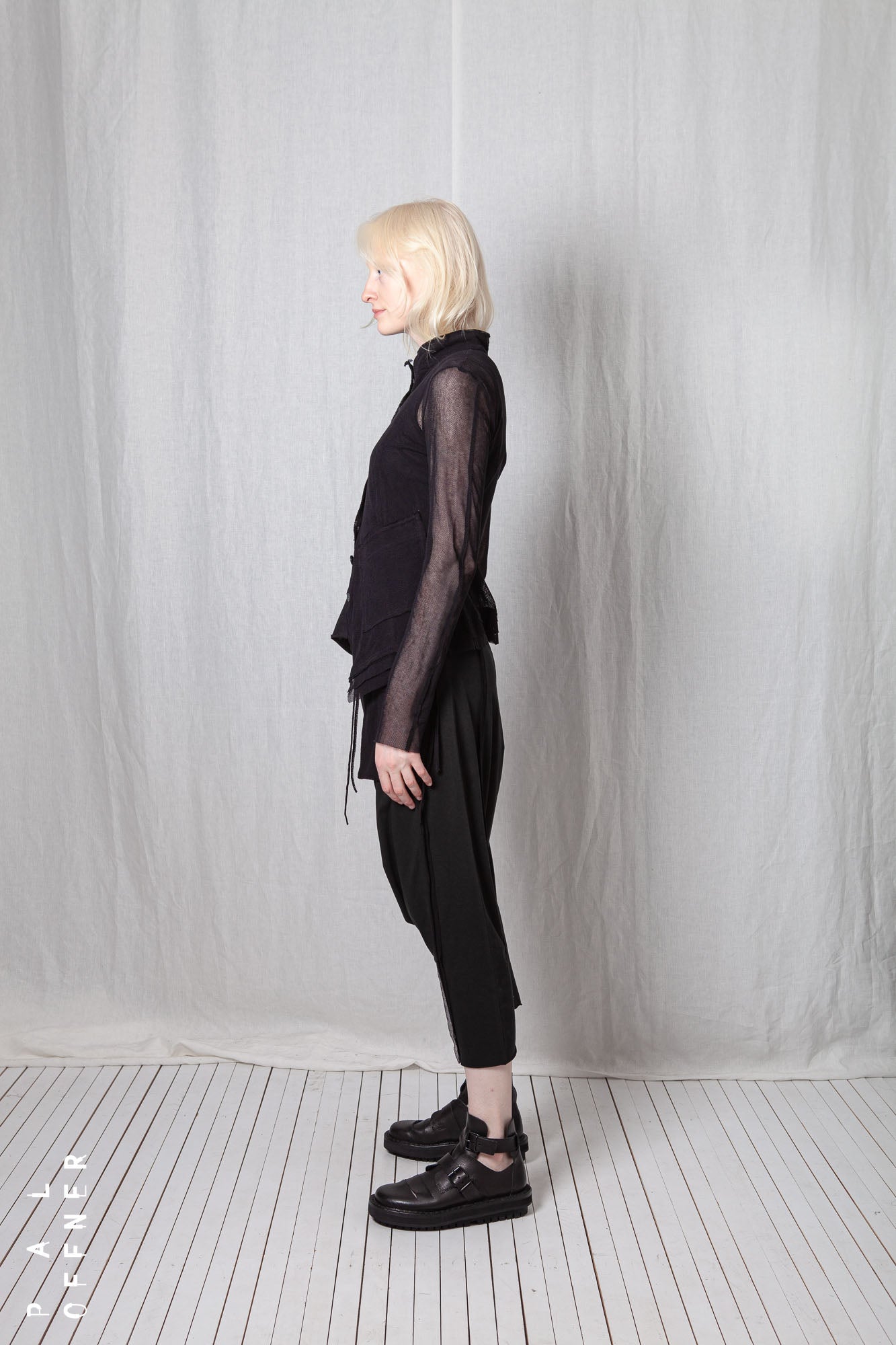 Sheer Mini Pengu Jacket_Organic Cotton Mesh (GOTS)
