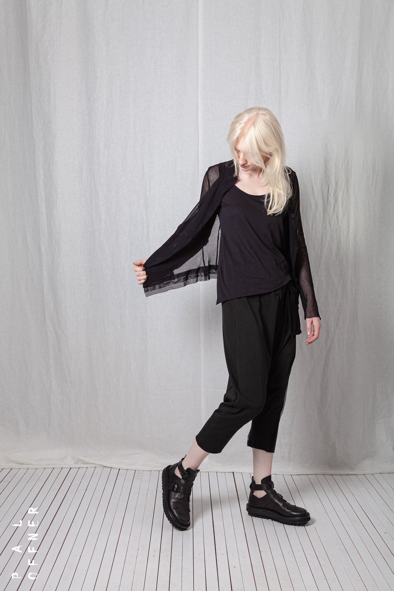 Sheer Mini Pengu Jacket_Organic Cotton Mesh (GOTS)