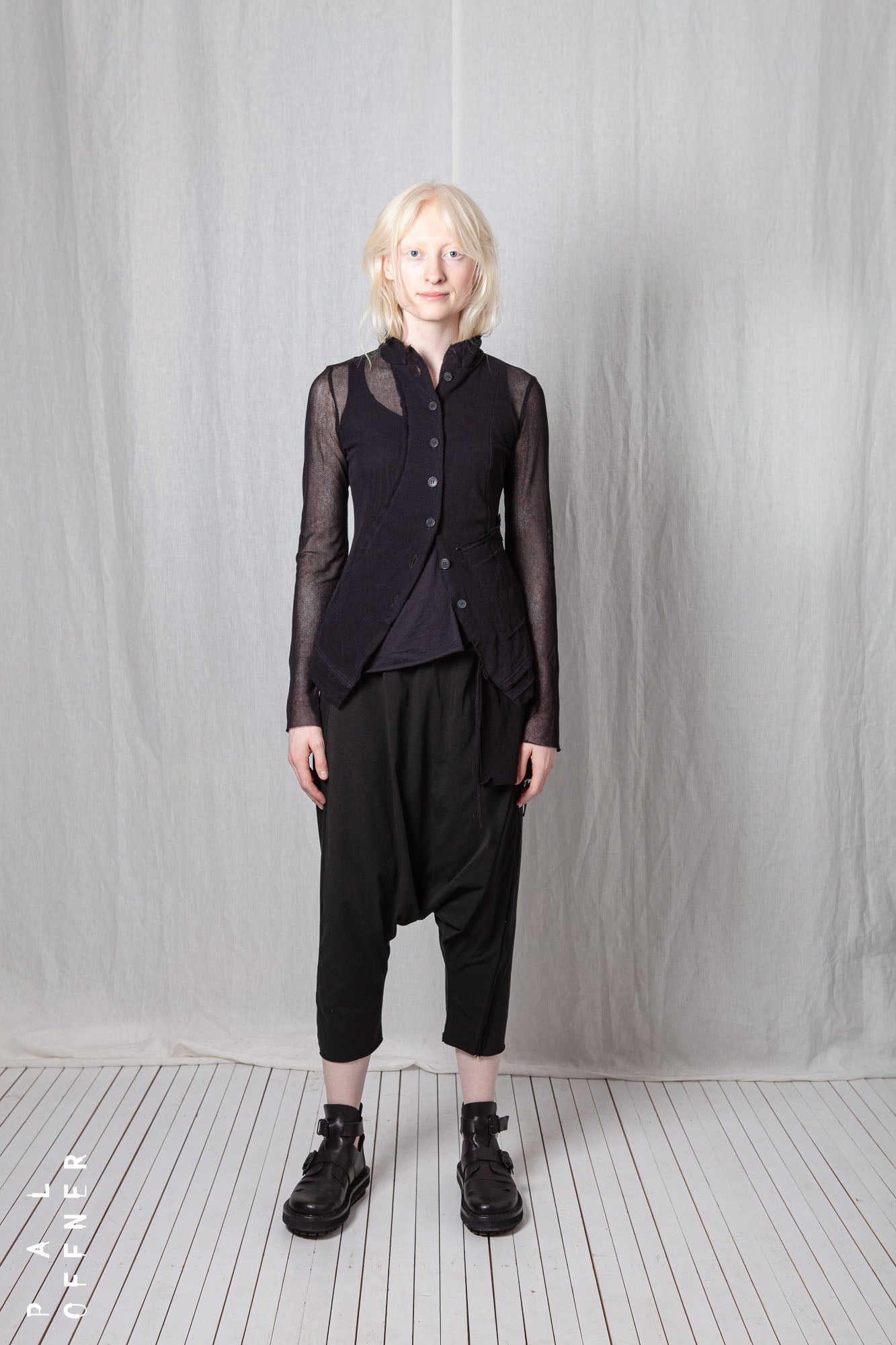 Sheer Mini Pengu Jacket_Organic Cotton Mesh (GOTS)