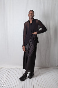 Sheer Mini Pengu Jacket_Organic Cotton Mesh (GOTS)