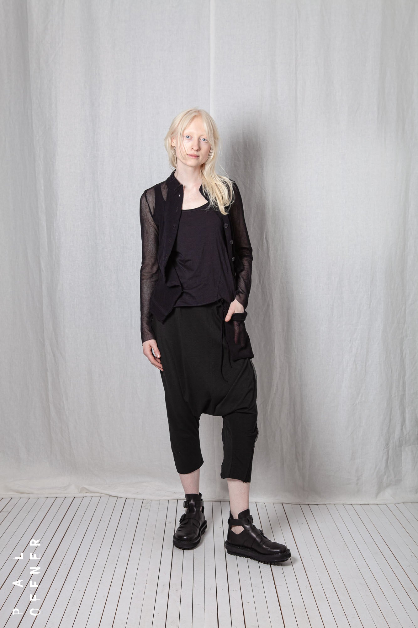 Sheer Mini Pengu Jacket_Organic Cotton Mesh (GOTS)