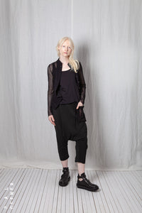 Sheer Mini Pengu Jacket_Organic Cotton Mesh (GOTS)