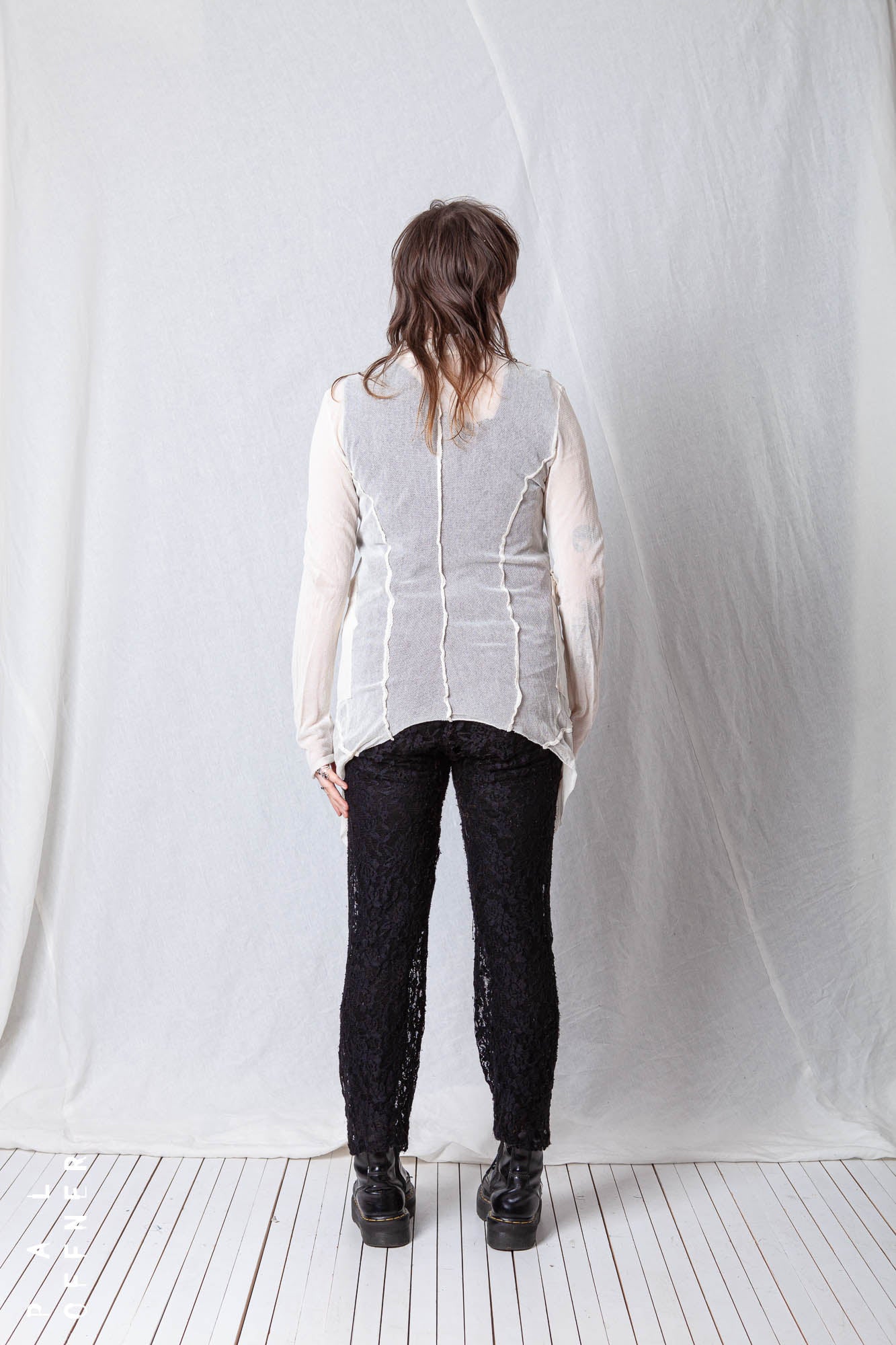 Sheer Penguin Coat_Organic Cotton Mesh (GOTS)