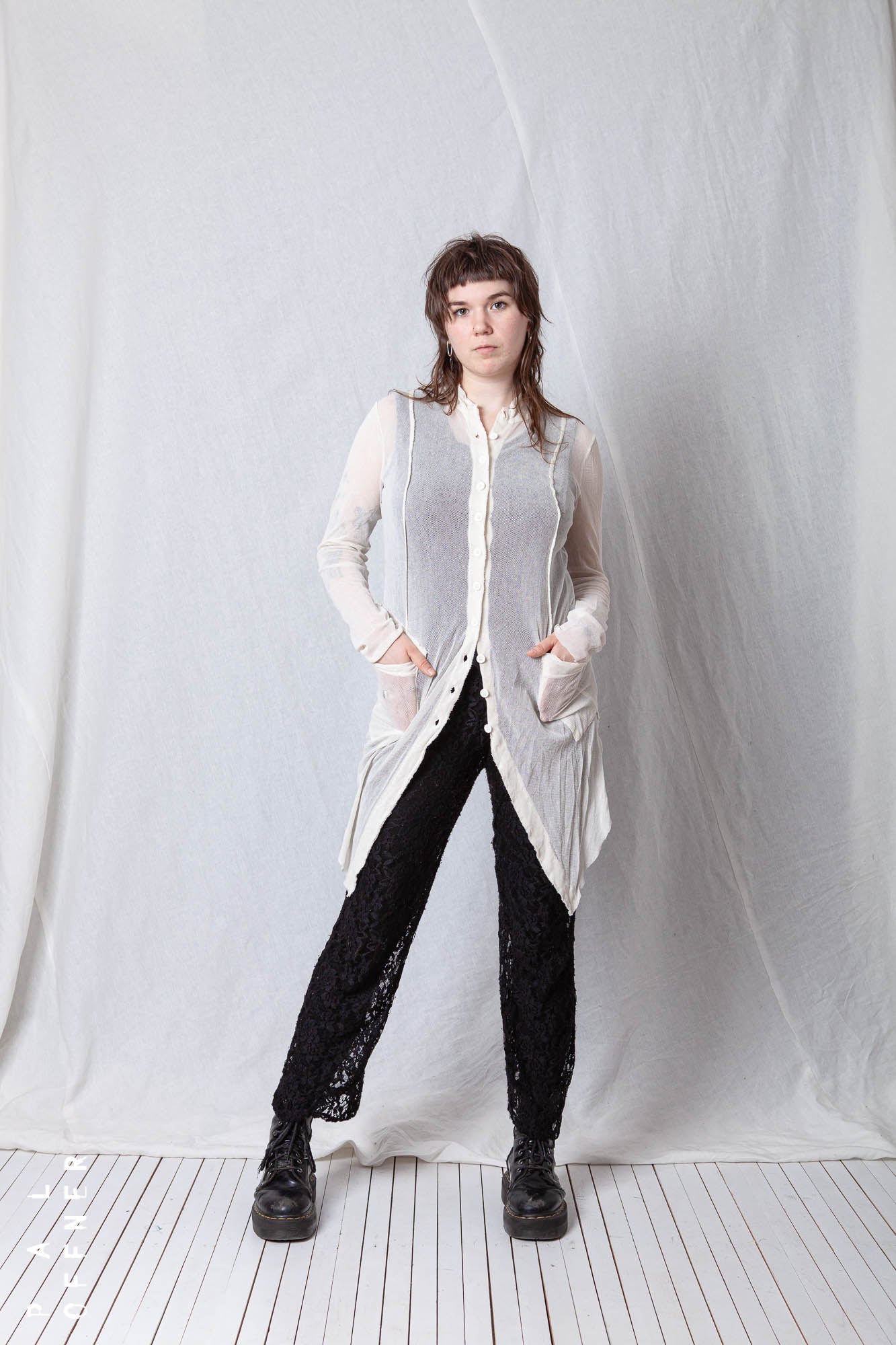 Sheer Penguin Coat_Organic Cotton Mesh (GOTS)