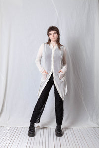 Sheer Penguin Coat_Organic Cotton Mesh (GOTS)