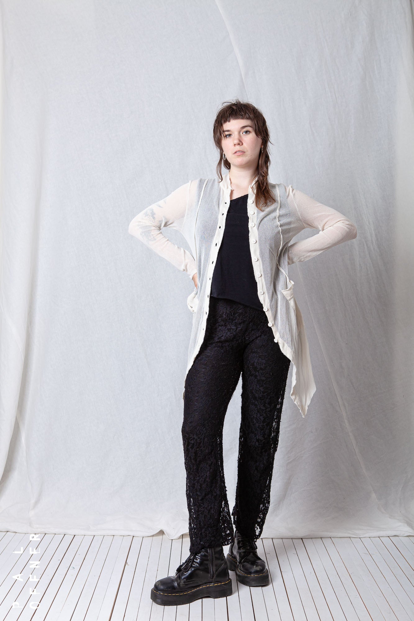 Sheer Penguin Coat_Organic Cotton Mesh (GOTS)
