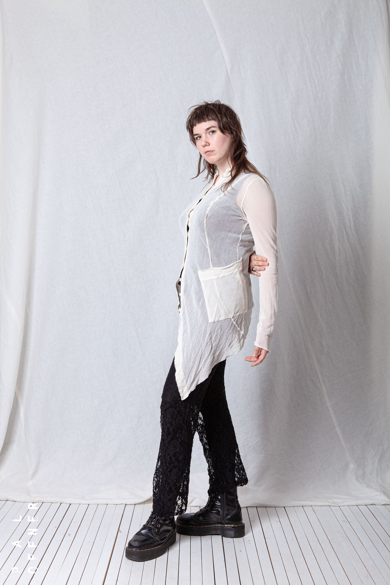 Sheer Penguin Coat_Organic Cotton Mesh (GOTS)