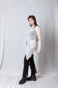Sheer Penguin Coat_Organic Cotton Mesh (GOTS)