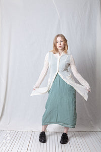 Sheer Penguin Coat_Organic Cotton Mesh (GOTS)