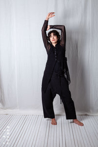 Sheer Penguin Coat_Organic Cotton Mesh (GOTS)