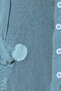Sheer Penguin Coat Polka Dots_Organic Cotton Mesh