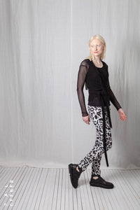Sheer Wrap Longsleeve_Organic Cotton Mesh