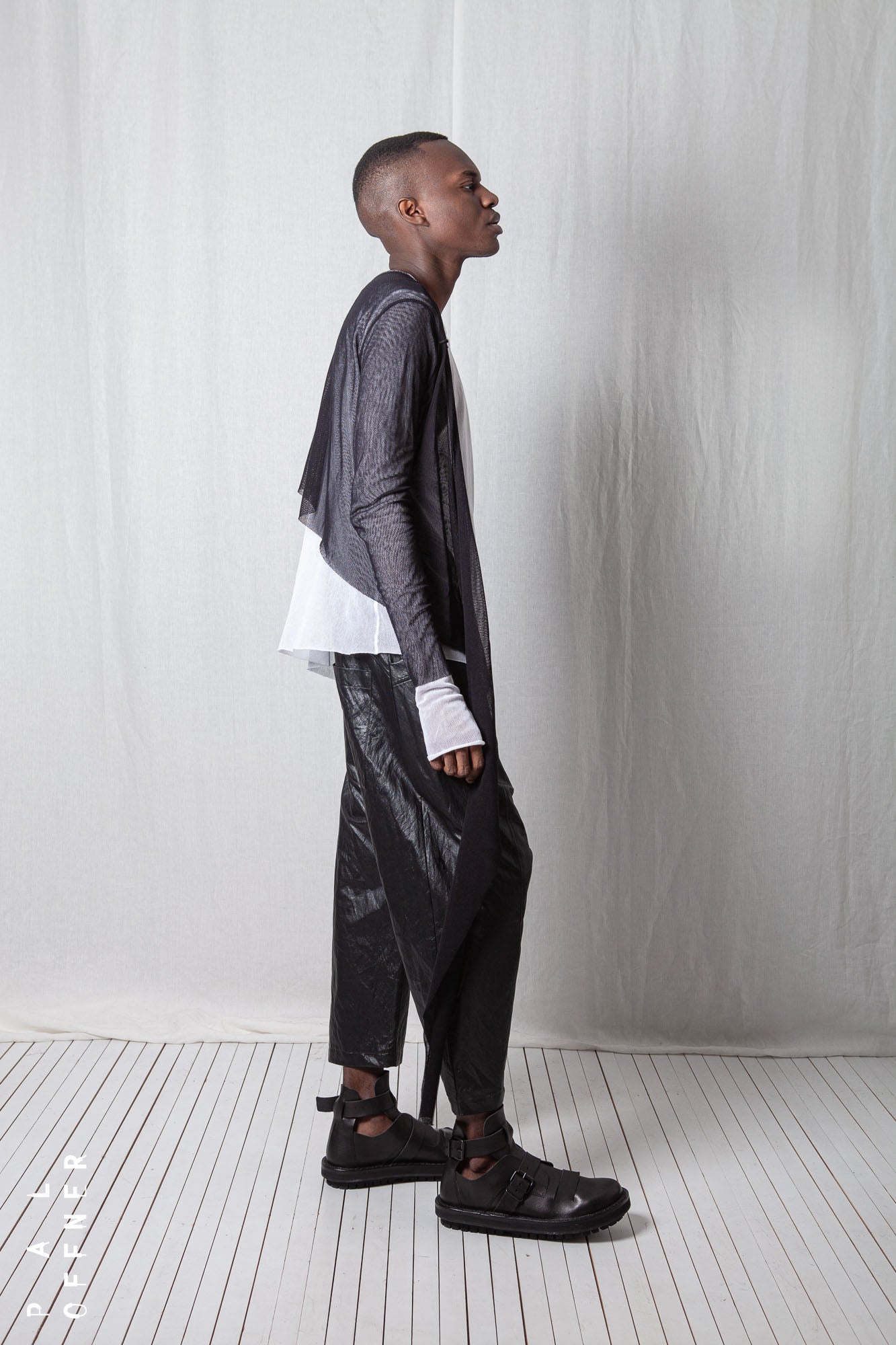 Sheer Wrap Longsleeve_Organic Cotton Mesh