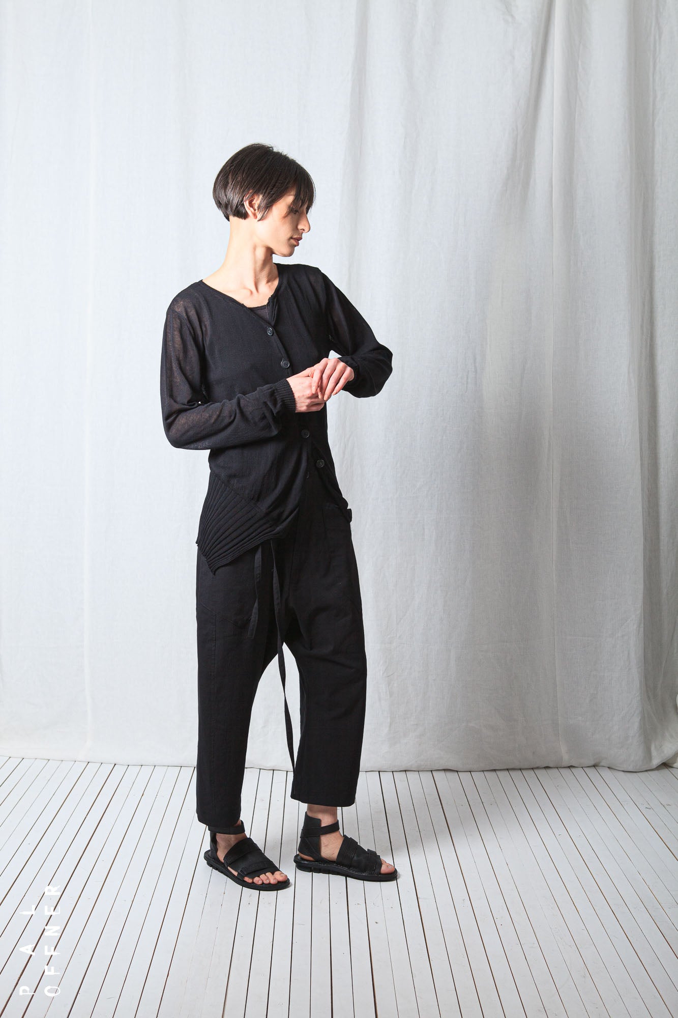 Short Loose Cardigan_Cotton Knit