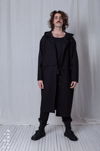 Shortenable Coat Jacket_Luxury Bi-Stretch Tricot