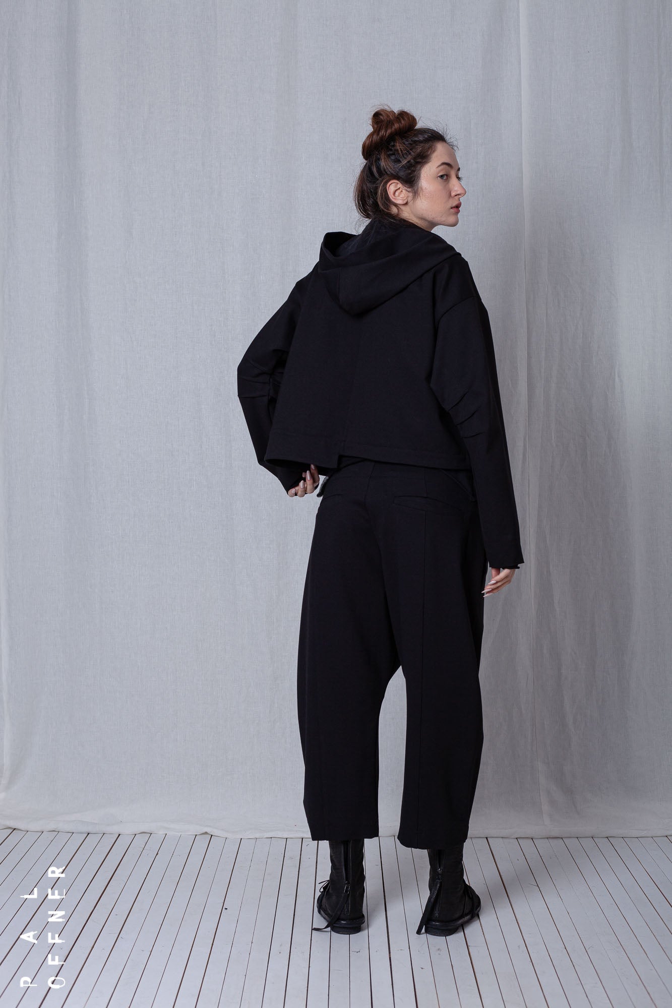 Shortenable Coat Jacket_Luxury Bi-Stretch Tricot