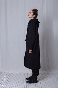 Shortenable Coat Jacket_Luxury Bi-Stretch Tricot