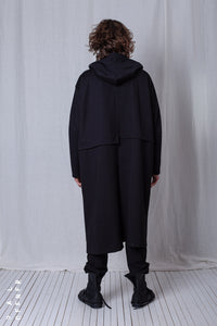 Shortenable Coat Jacket_Luxury Bi-Stretch Tricot
