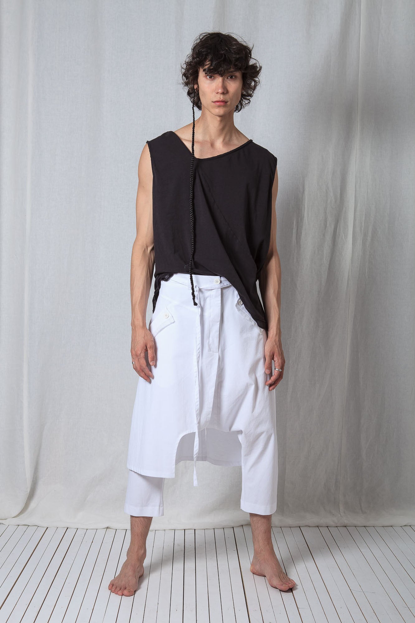 Skirt Trousers_Light Techno Cotton