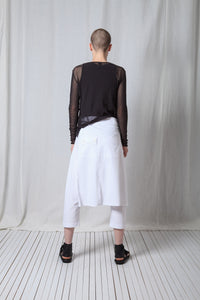 Skirt Trousers_Light Techno Cotton