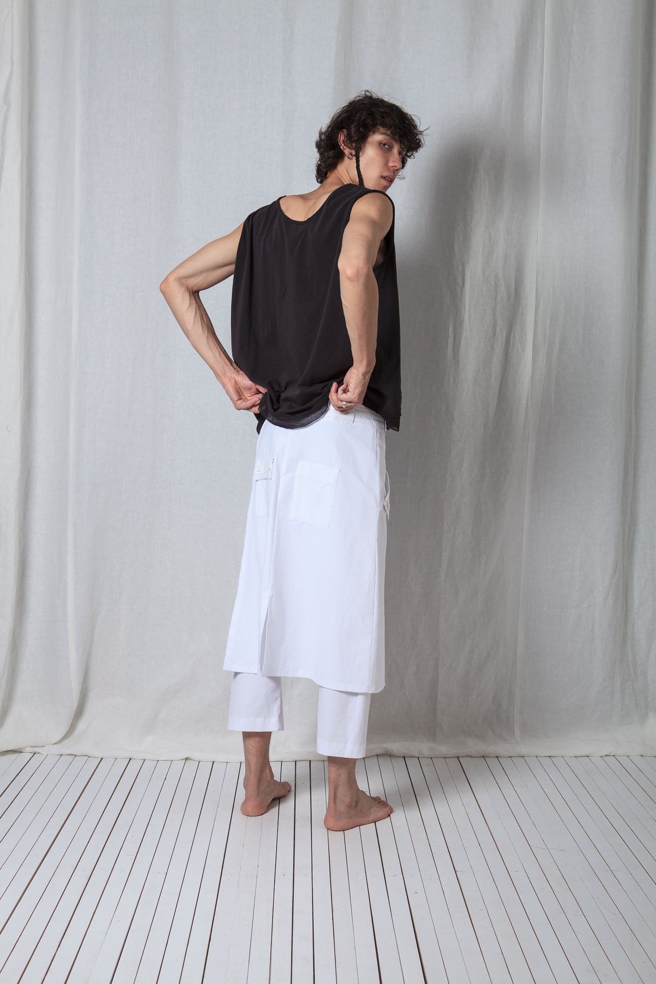 Skirt Trousers_Light Techno Cotton