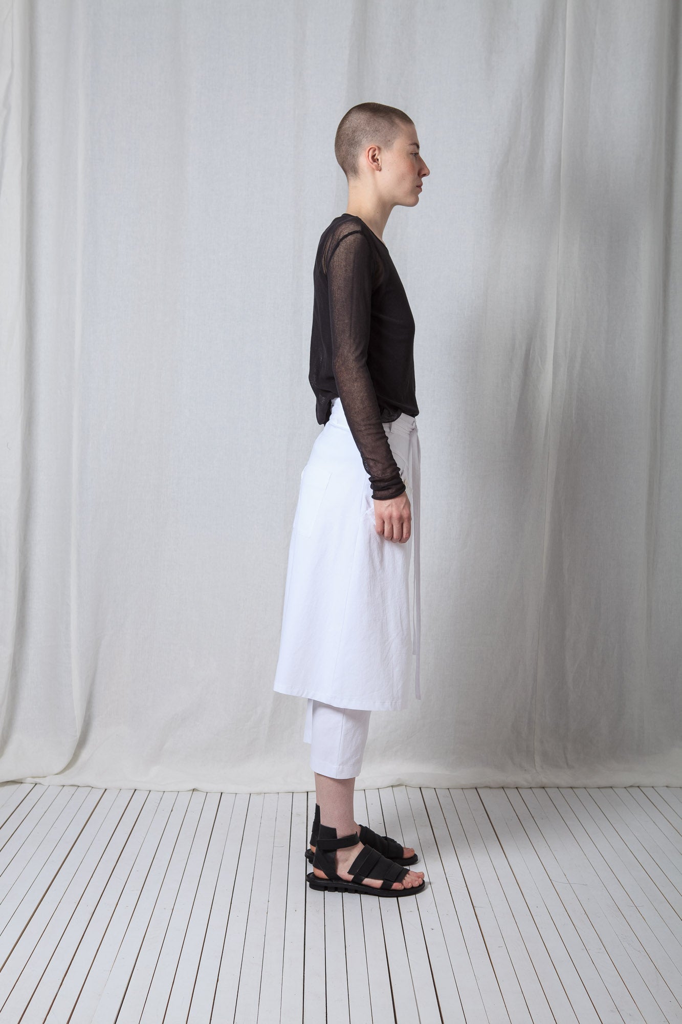 Skirt Trousers_Light Techno Cotton