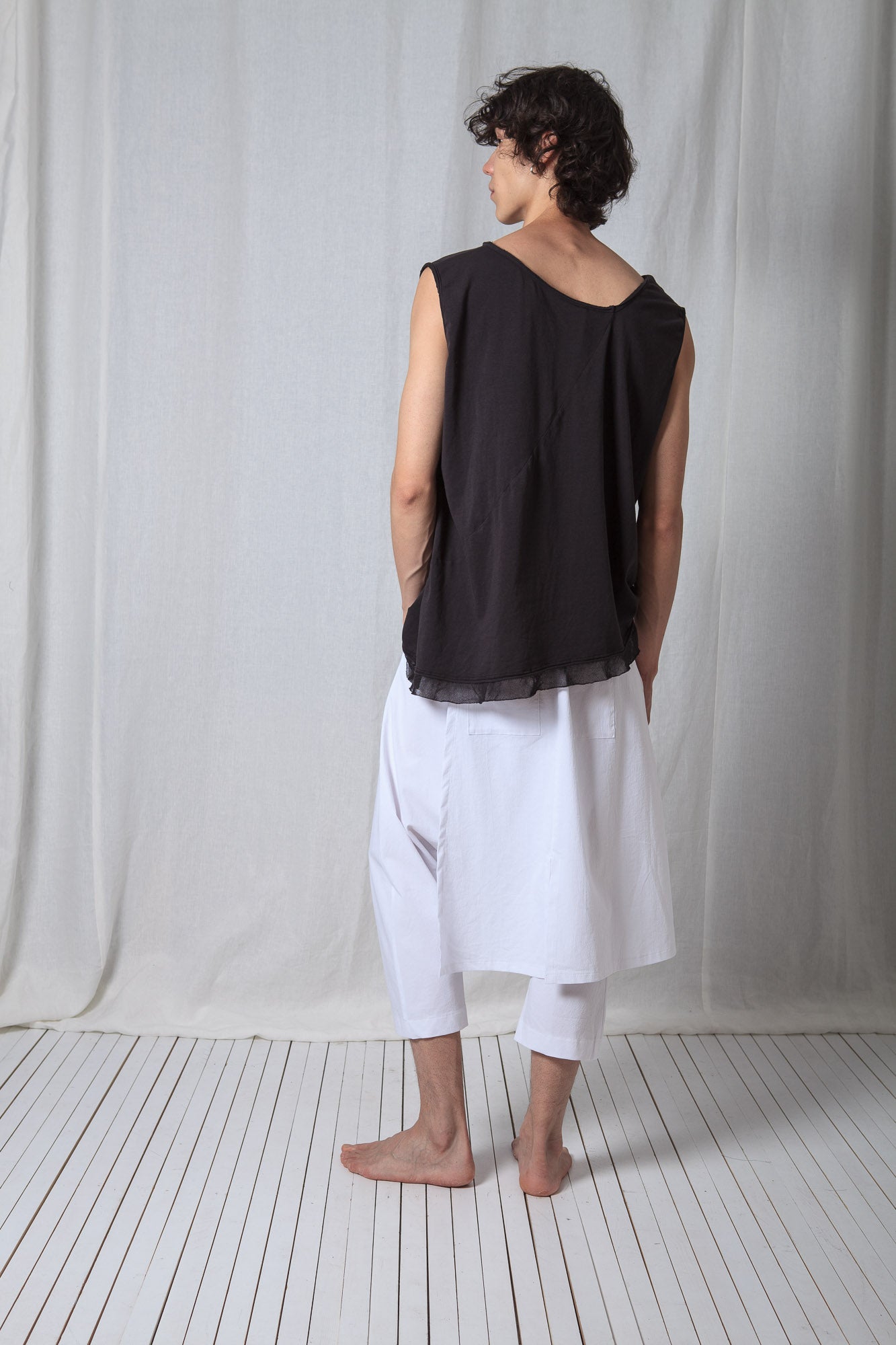 Skirt Trousers_Light Techno Cotton