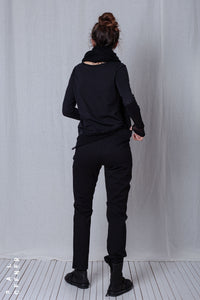 Straight Fitted Trousers_Luxury Bi-Stretch Tricot
