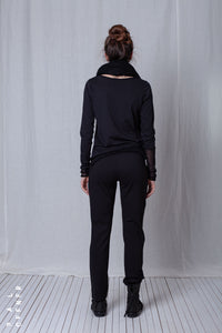 Straight Fitted Trousers_Luxury Bi-Stretch Tricot