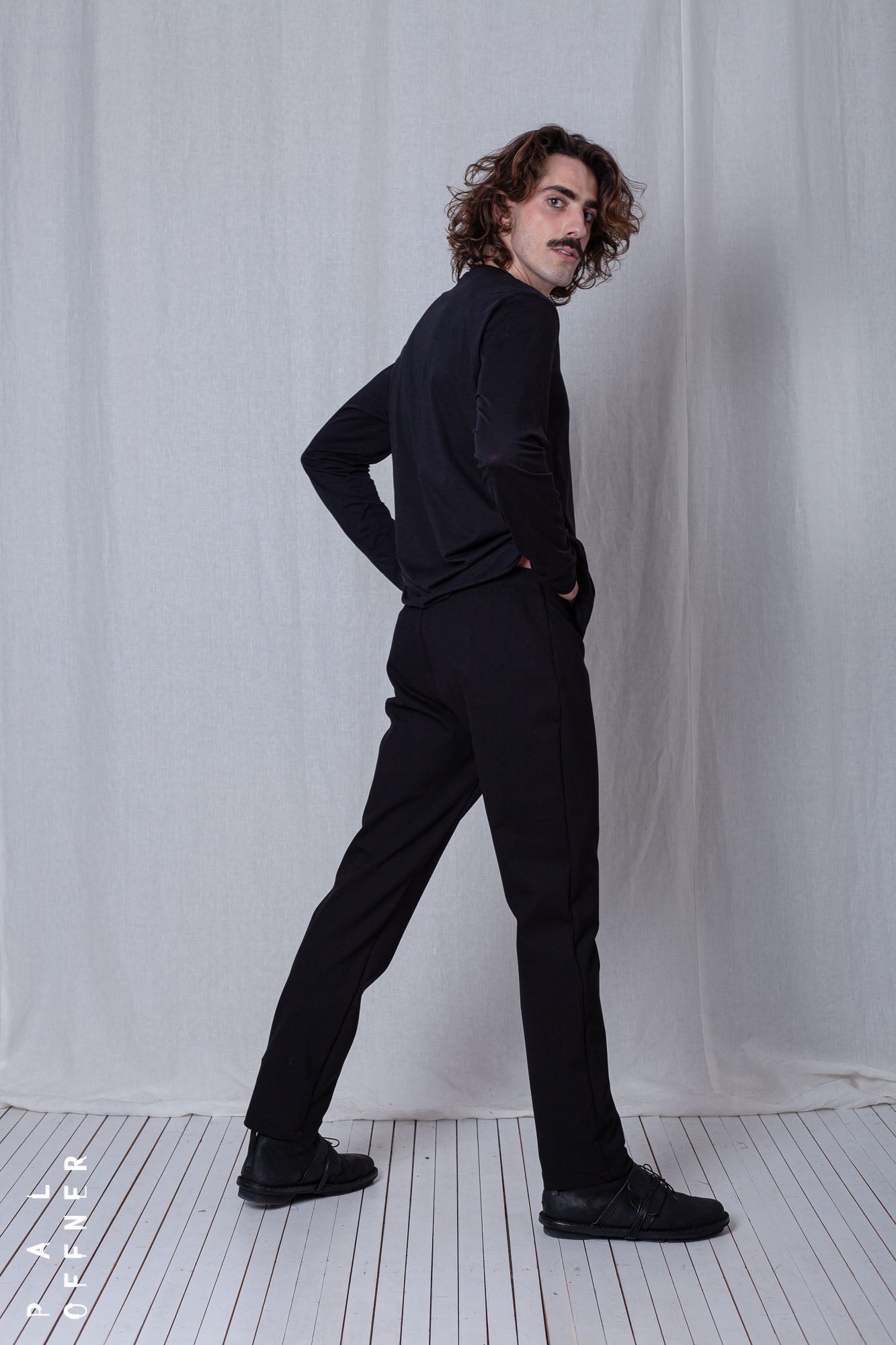 Straight Fitted Trousers_Luxury Bi-Stretch Tricot